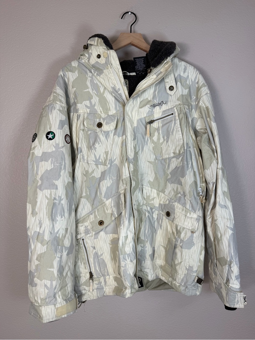 Quicksilver 2007 DPM x Futura x Maharishi Squadron No 70 Snow Jacket Medium
